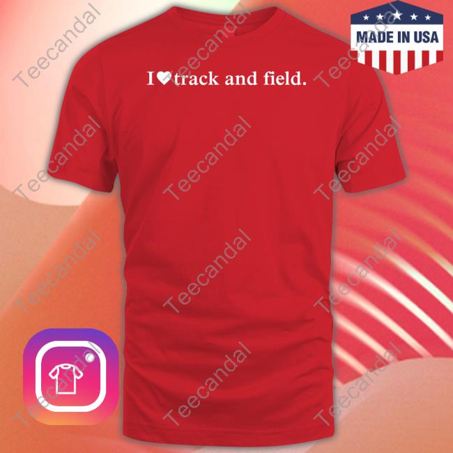 Chris Chavez I Love Track And Field Hooded Sweatshirt Citius Mag