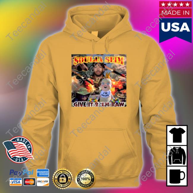 Give It To Em Raw Soulja Slim T Shirts Soulja Slim Give It 2 'Em Raw Long Sleeve Shirt