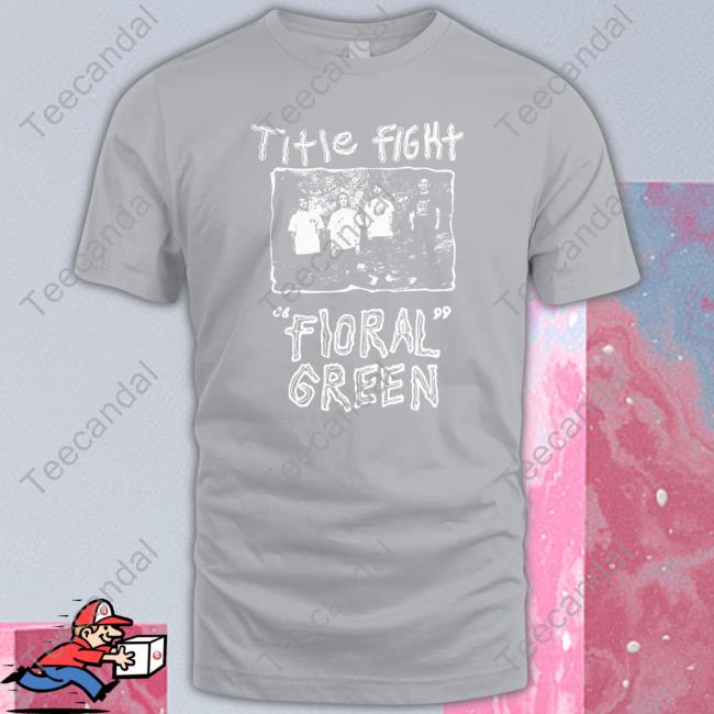 Title Fight Floral Green Crewneck Sweatshirt