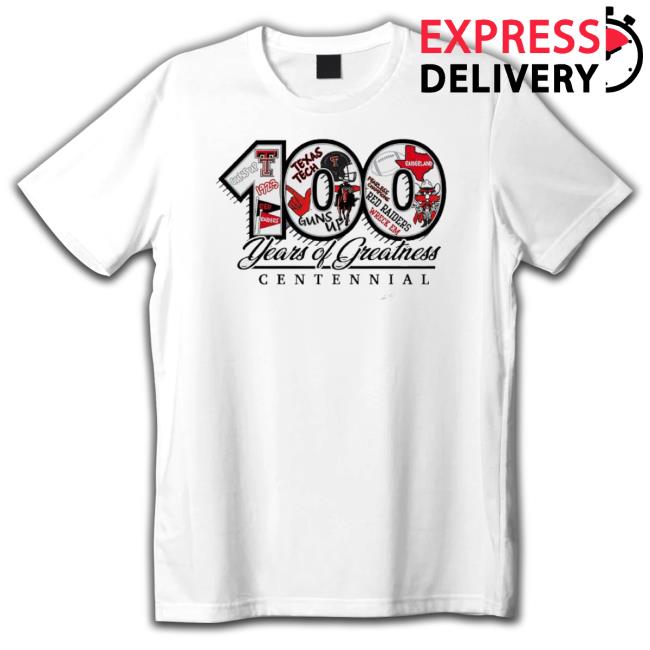 Texas Tech 100 Years Of Greatness Crewneck Sweatshirt