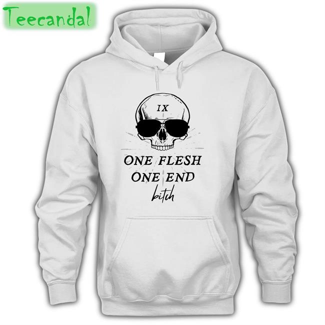 Ginny Di Wearing One Flesh One End Bitch Tee