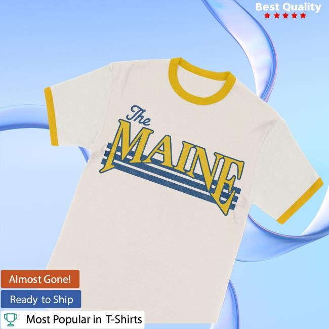 81 Twenty Three Merch Shop Store The Maine Retro Ringer Tee Shirt