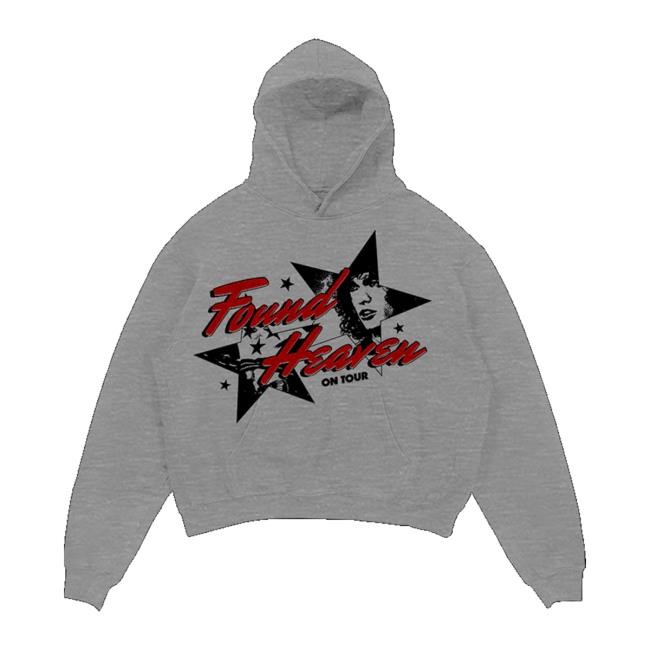 Conan Gray Official Store Merch Store Heather Gray Found Heaven On Tour T-Shirt