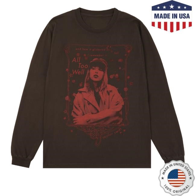 Taylor Swift Merch Store Red (Taylor's Version) Glistened As It Fell Shirts