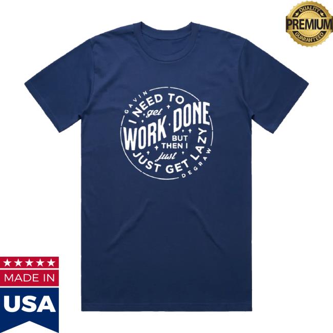 Original Gavin Degraw Us Work Done Navy Unisex Sweatshirt Gavin Degraw Shop