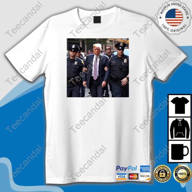 Shitheadsteve Donald Trump Walking Arrested Tee