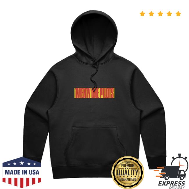 Official Block Wordmark Black Classic Shirt Twenty One Pilots Shop