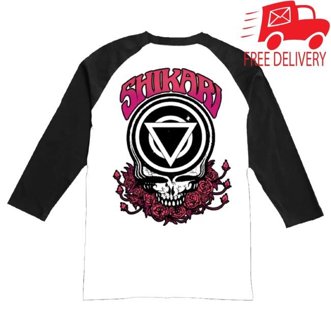 Trending Enter Shikari Merch Store Skull Raglan Baseball Sweatshirt