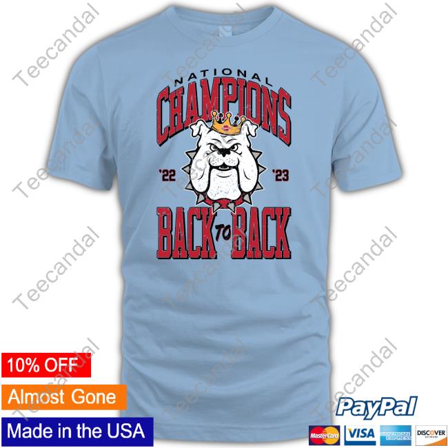 National Champions 22 23 Back To Back Tee