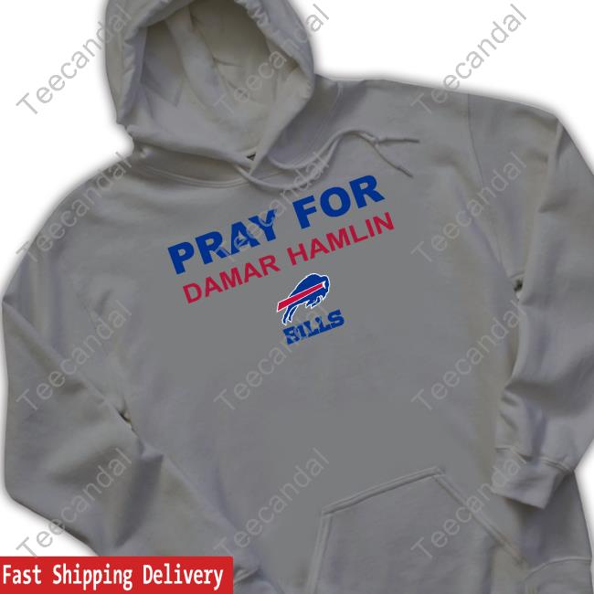 Pray For Damar Hamlin Hoodie Buffalo Bills Buffalo Bills Pray For Damar Hamlin Bills Hoodie