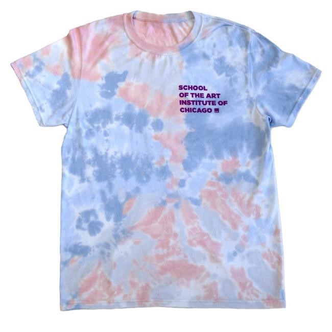 Trending Saic Store School Of The Art Institute Of Chicago Tie-Dye Tee Shirt