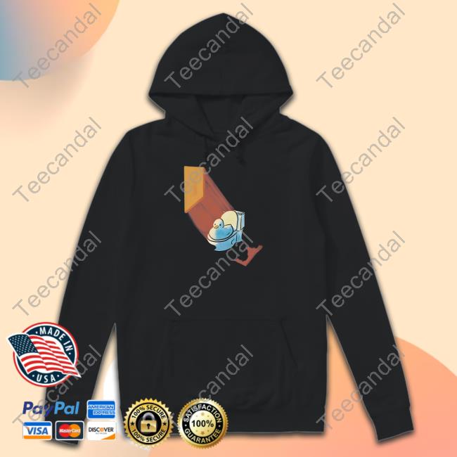 Grovy Space Duck On A Toilet Sweatshirt