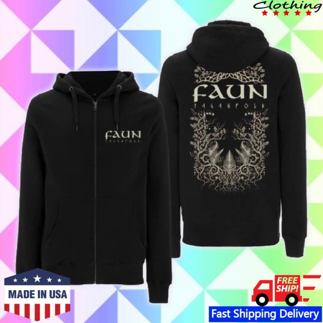 Official Indie Merch Store Faun "Herbal" Zip Hoodie Sweatshirt Indiemerchstore Shop