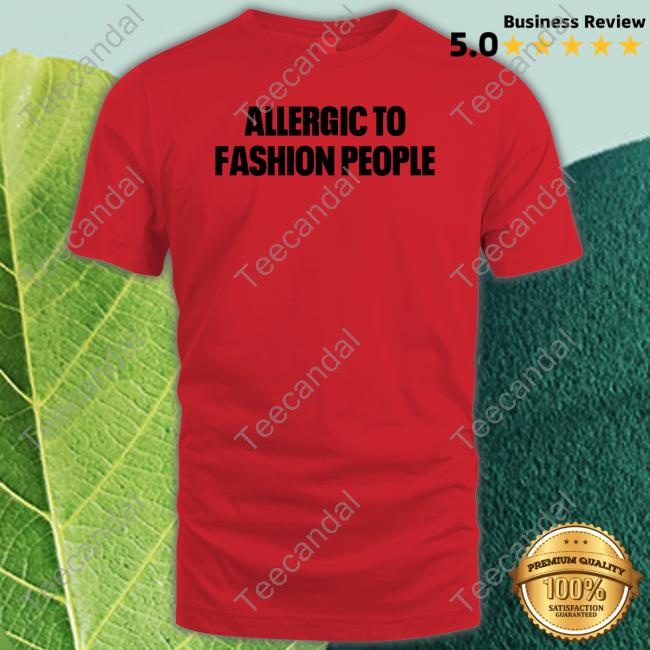 Allergic To Fashion People Crewneck Sweatshirt