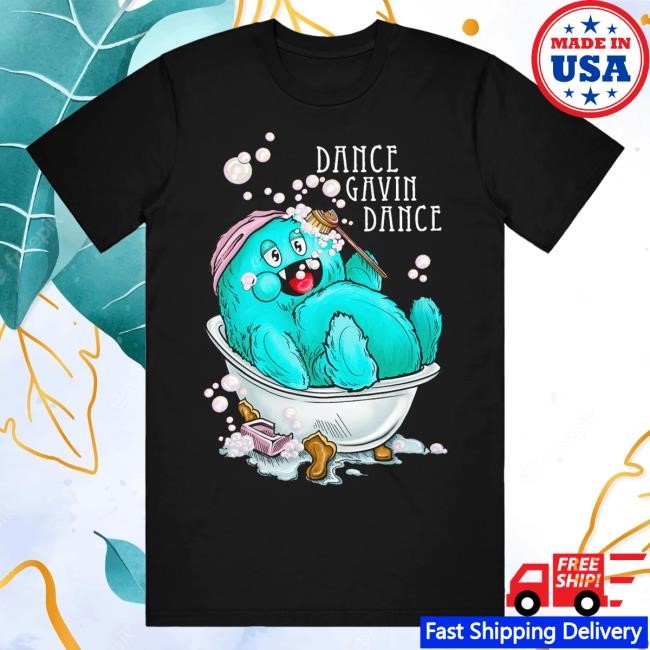 Dance Gavin Dance Gobby Bathtub - Black Tee Shirt