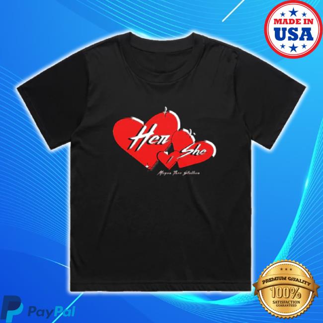 Original Megan Thee Stallion Merch Store Her/She Hearts Sweaters Megantheestallion Shop