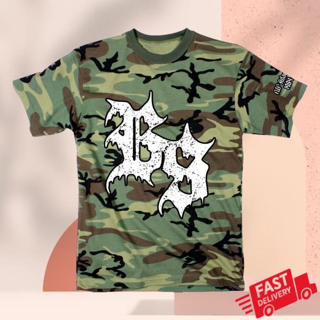 Bodysnatcher Official Merch Logo Camo Tee Shirt