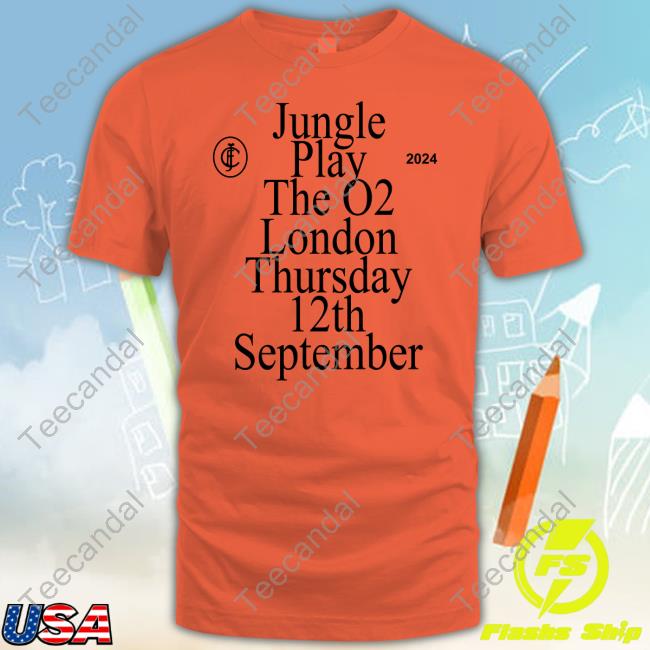 Junglejunglejungle Merch Jungle Play The 02 London Thursday 12Th September New Shirt