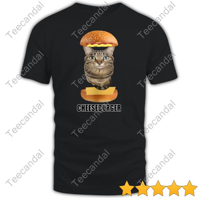 Goofyahhtees Merch Cat Cheeseburger Sweatshirt
