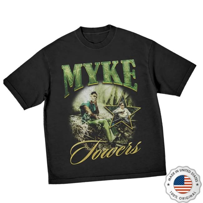 Official Myke Towers Merch La Vida Photo Vintage Crewneck Sweatshirt