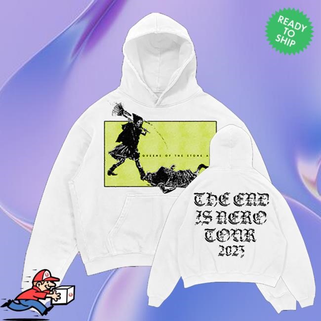 Queens Of The Stone Age Official Store The End Is Nero Tour 2023 Classic Shirt
