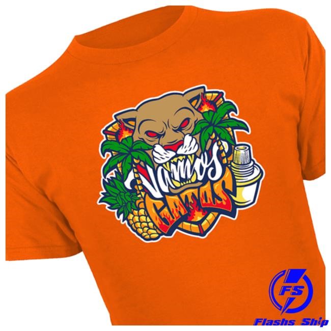 Official Florida Panthers Vamos Gatos 2024 Tee Shirt