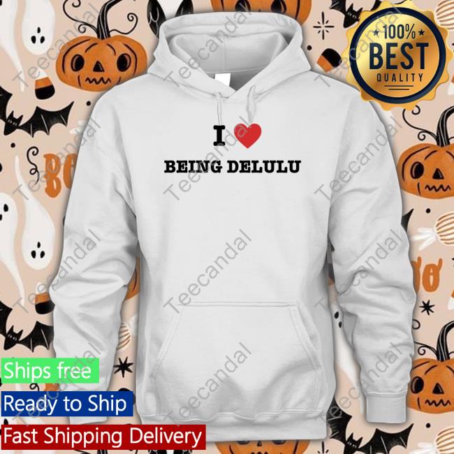 Haute Ironie I Love Being Delulu Hoodie