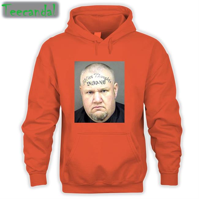 Hubert Leverich's Insane Face Hoodie Sweatshirt