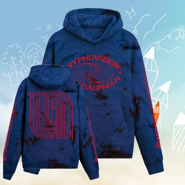 Hypnovizion Blender Heavy Weight Tie Dye Hoodie Sweatshirt