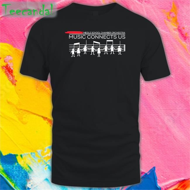 Middle School Chamber Orchestra Music Connects Us Hooded Sweatshirt