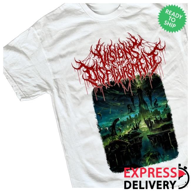 Reality Fade Visions Of Disfigurement 'Vile Mutation' White Class Shirt