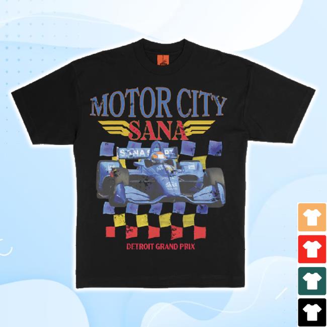 Trending Sana Detroit Merch Store Motor City Racing Sweater - Black Sanadetroit Shop