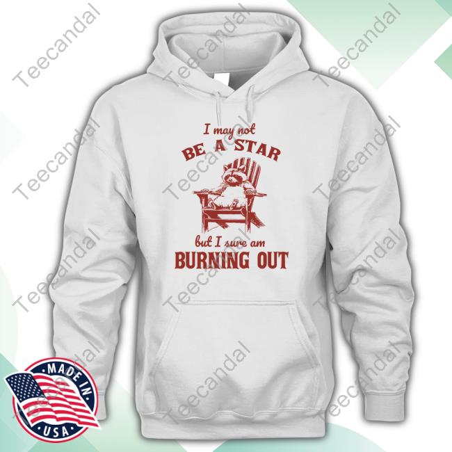 I May Not Be A Star But I Sure Am Burning Out Raccoon Tee Shirt Slippywild Store