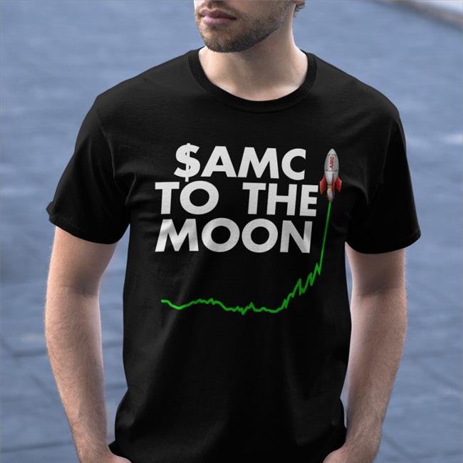 Amc Stock To The Moon Star Tee