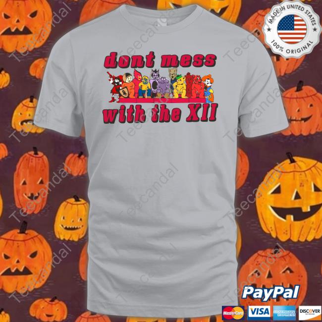 Don't Mess With The XII Funny T Shirt Throw Back Frog Big 12