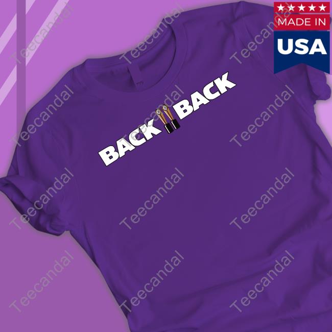 Back 2 Back Champs Tees Barstoolsports Store