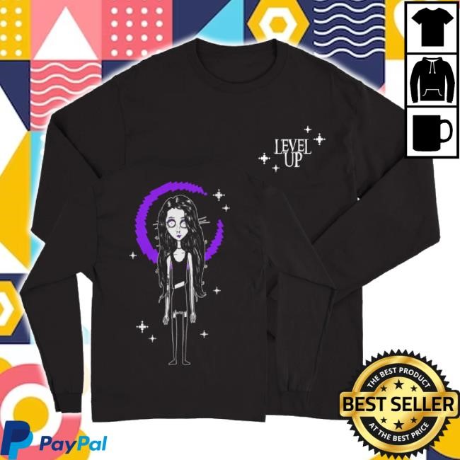 Official Level Up - Goth Girl - Black T-Shirt Level Up Dub Shop Merch Store
