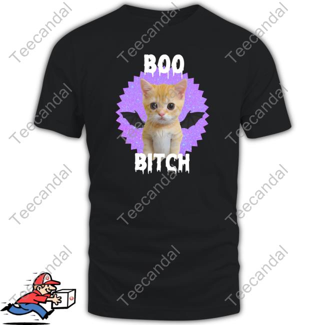 Official Boo Bitch Cat Hoodie Sweatshirt