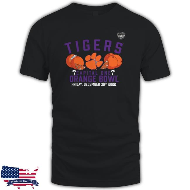 Clemson Tigers 2022 Orange Bowl Gameday Stadium T-Shirt