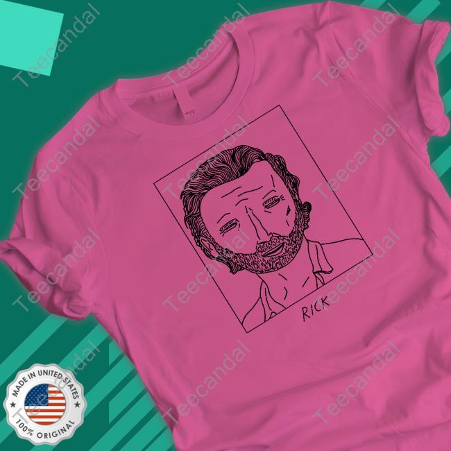 Badly Drawn Celebs Merch Rick Long Sleeve T Shirt