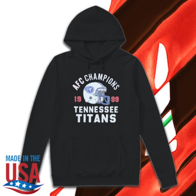 Original Afc Champions 1999 Tennessee Titans Helmet Tee