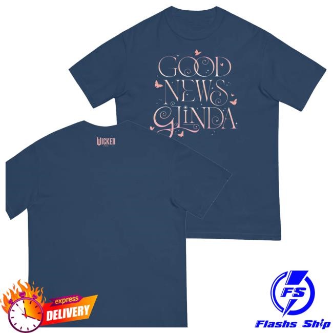 Nbcstore Merch Wicked Good News Glinda Comfort Colors Tee