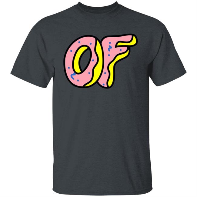 Men's Odd Future Donut Logo Hoodie Red T Shirt Men's Odd Future Donut Logo Hoodie Red T Shirt