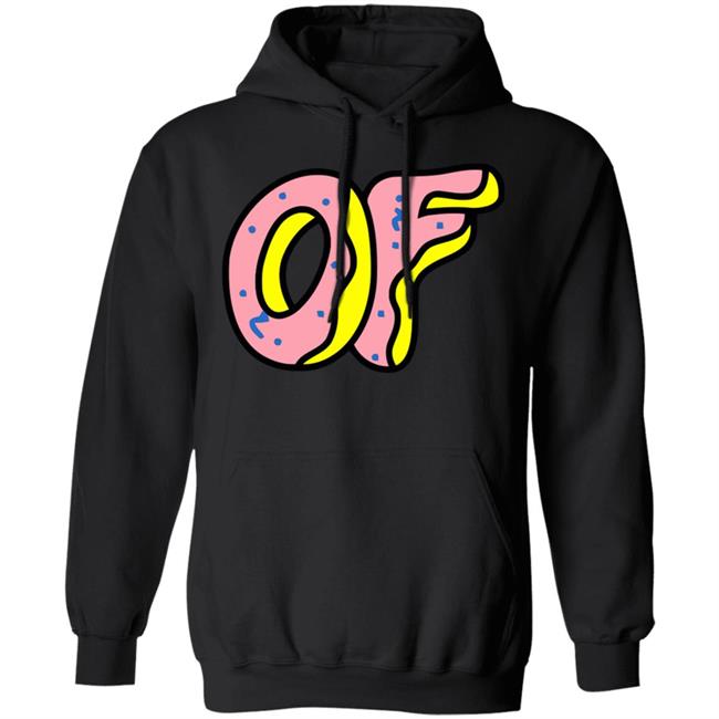 Men's Odd Future Donut Logo Hoodie Red T Shirt Men's Odd Future Donut Logo Hoodie Red T Shirt