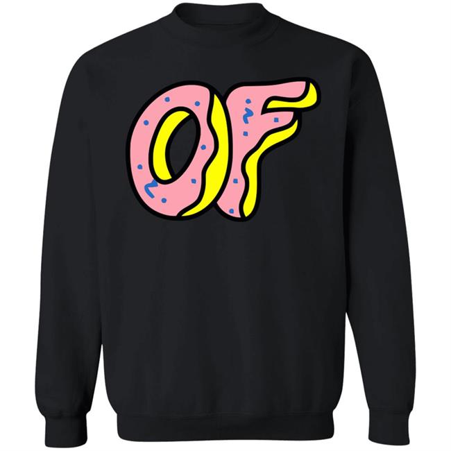 Men's Odd Future Donut Logo Hoodie Red T Shirt Men's Odd Future Donut Logo Hoodie Red T Shirt