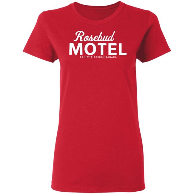 THE ROSEBUD MOTEL SHIRT Red hoodie sweatshirt THE ROSEBUD MOTEL SHIRT Red hoodie sweatshirt