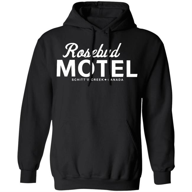 THE ROSEBUD MOTEL SHIRT Red hoodie sweatshirt THE ROSEBUD MOTEL SHIRT Red hoodie sweatshirt