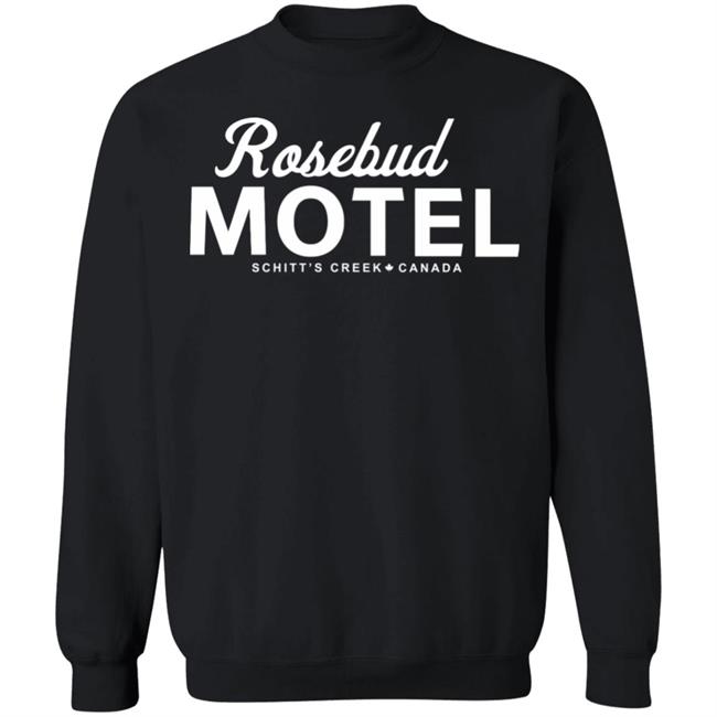 THE ROSEBUD MOTEL SHIRT Red hoodie sweatshirt THE ROSEBUD MOTEL SHIRT Red hoodie sweatshirt
