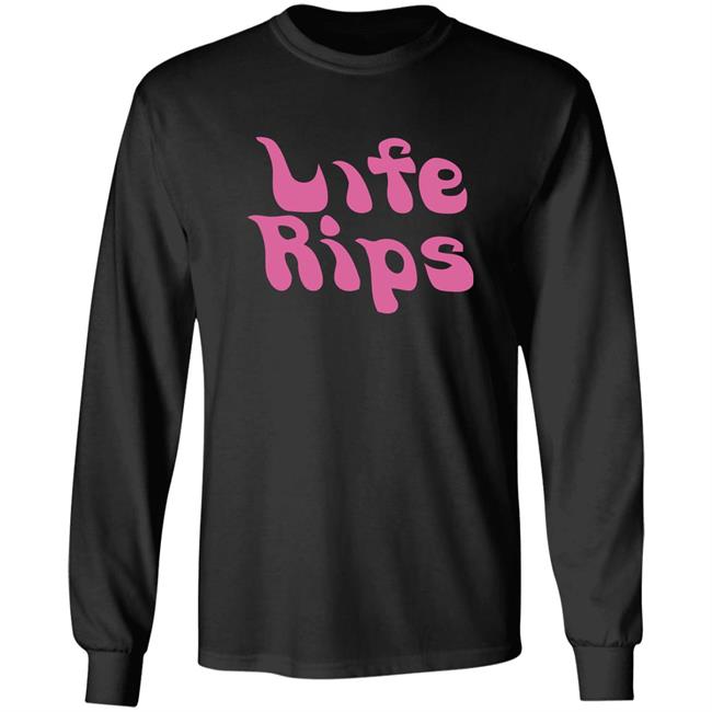 Life Rips White Black hoodie Life Rips White Black hoodie
