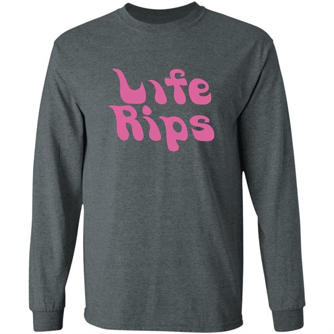 Life Rips White Black hoodie Life Rips White Black hoodie